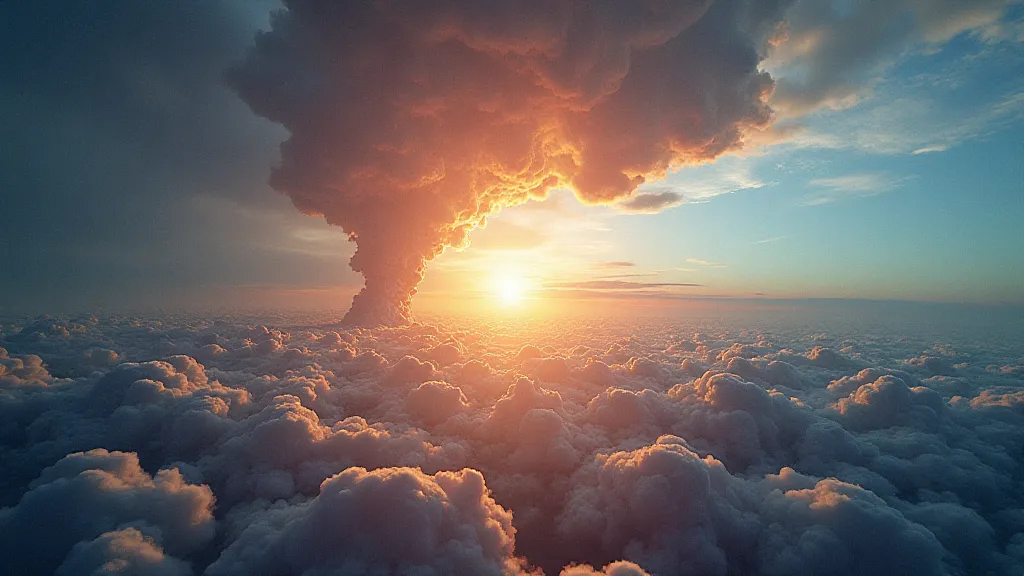 Atmospheric aerosols scattering sunlight