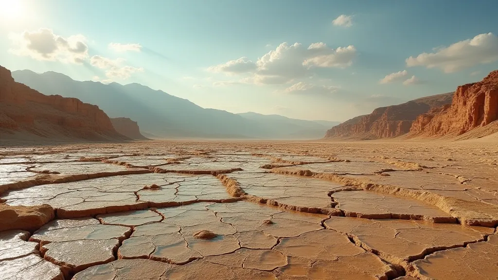 Dried up riverbed