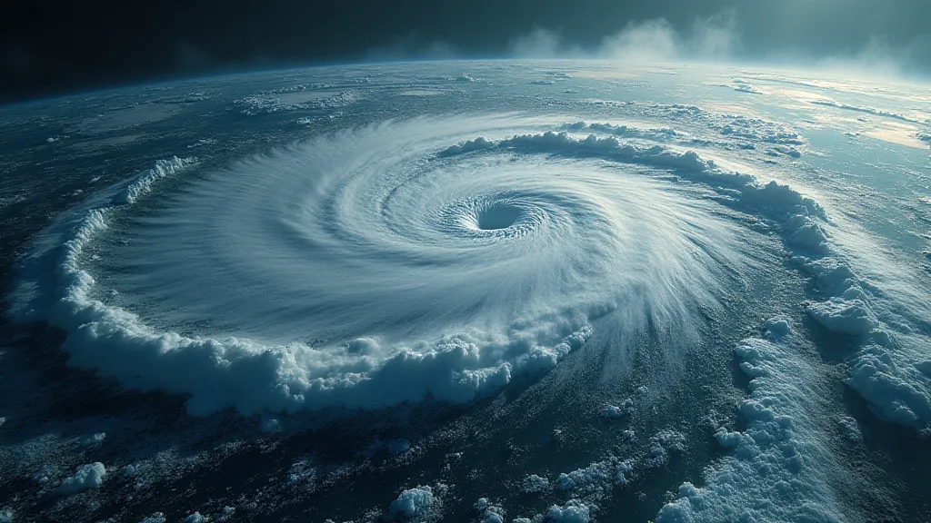 Hurricane forming near central pacific islands during El Niño