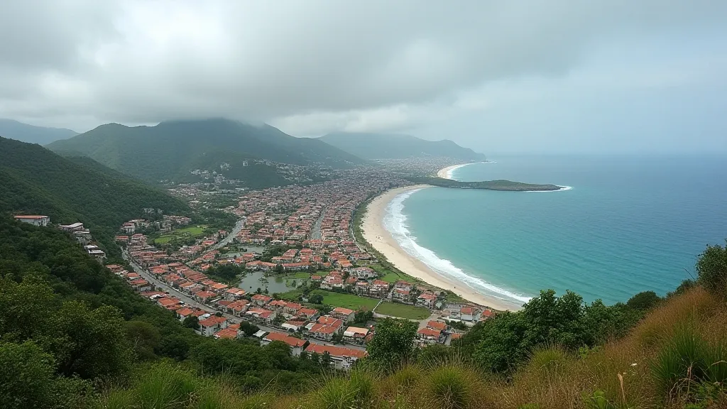 Peruvian coastline during potential El Niño impact