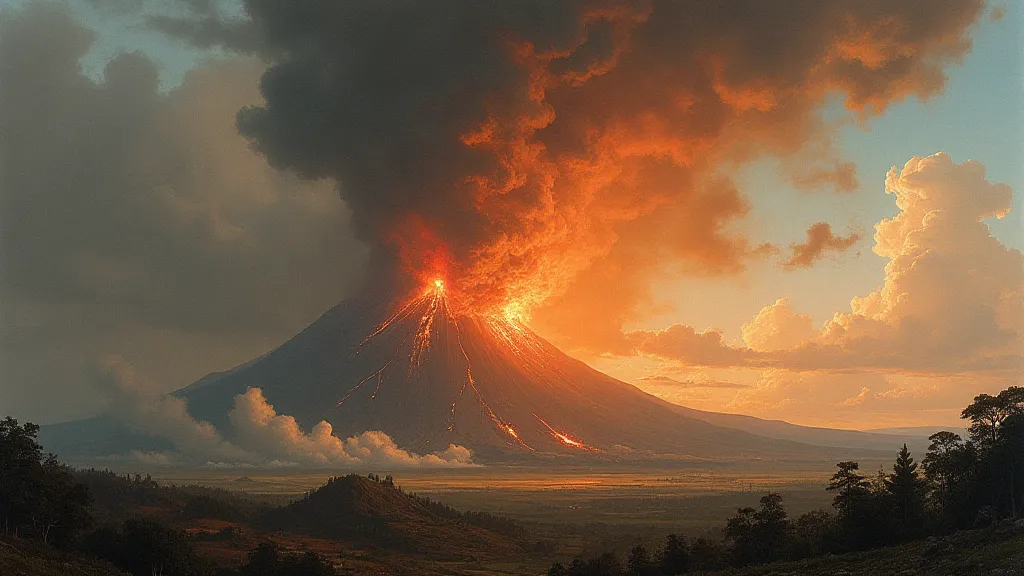 Mount Tambora eruption in 1815